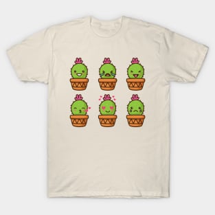 Emoji Cactus T-Shirt